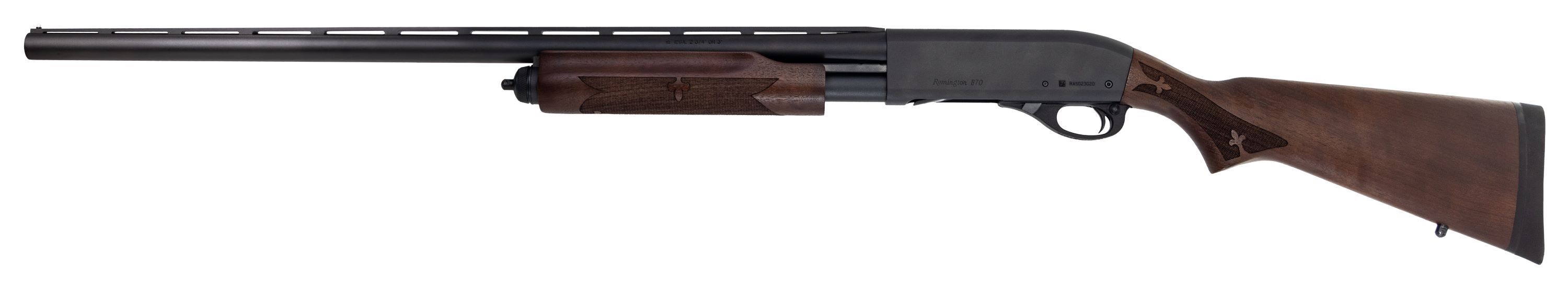 Remington 870 Fieldmaster 12 Gauge 26" Pump-Action Shotgun with Wood Stock, 4-Rd