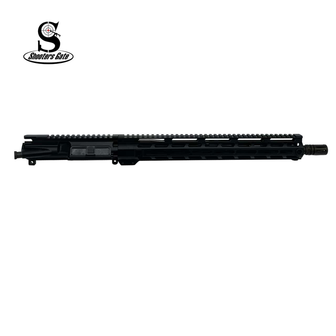 Shooters Gate AR-15 .300 Blackout Parkerized Heavy Barrel 1:8 Twist Assembled Rifle Upper, 16-In