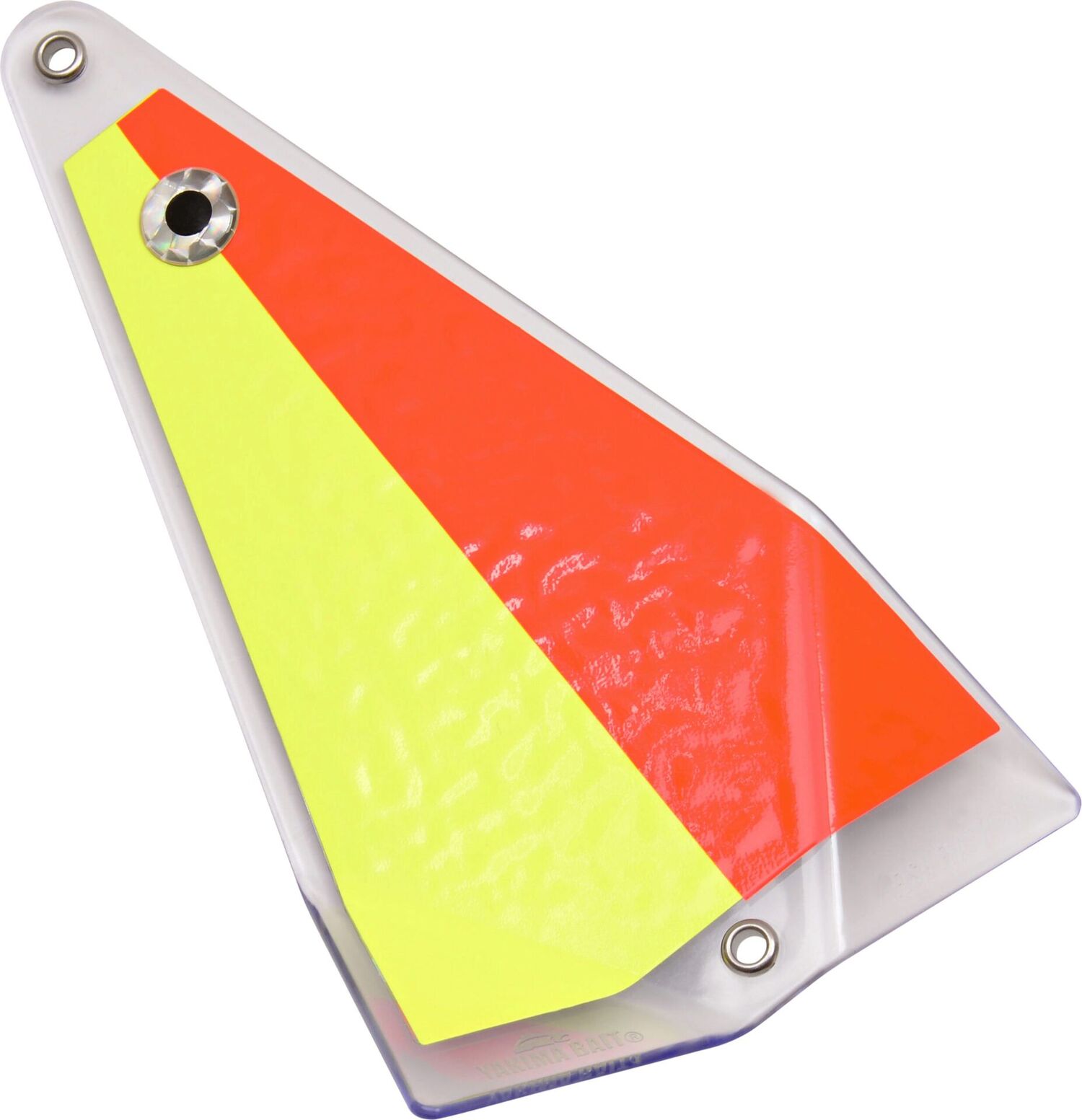 Yakima Bait Big Al’s Fish Flash Vinyl Chartreuse/Vinyl Orange Chrome Killer, 6-In