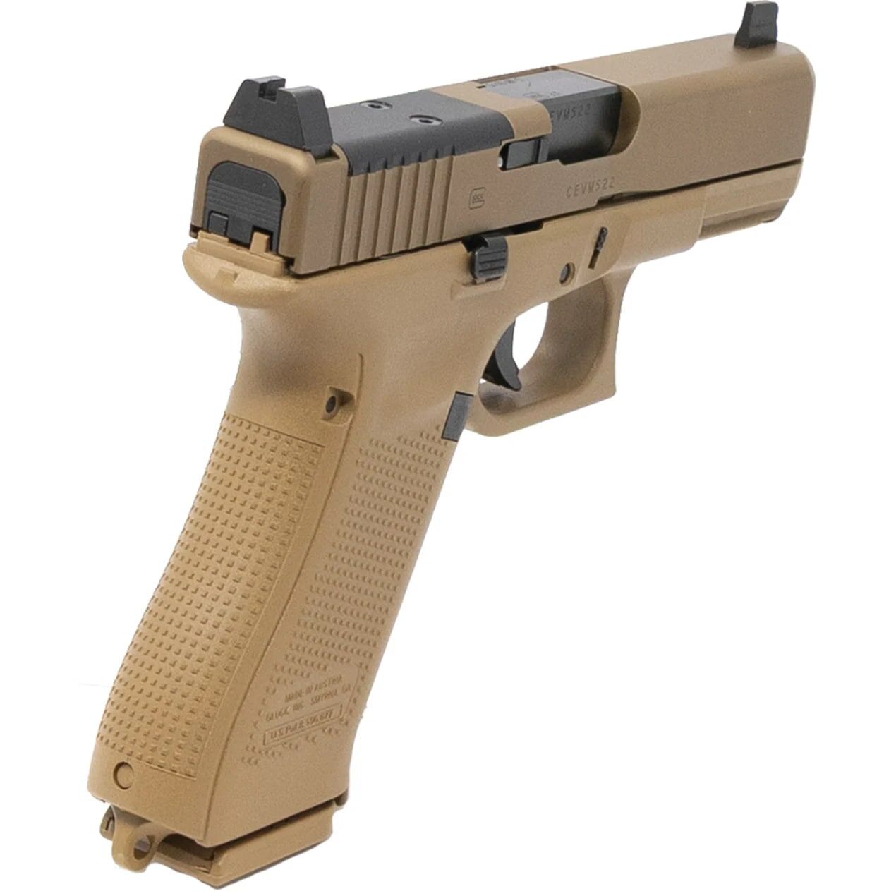 Glock 19X MOS 9mm Compact Coyote Optics Ready Pistol, 19-Rd
