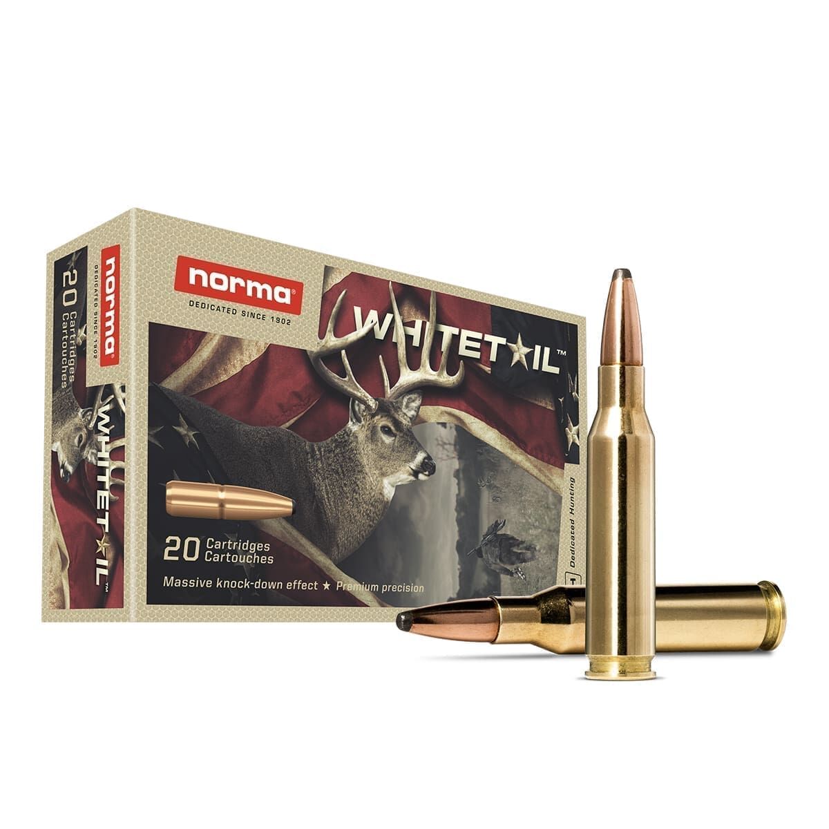 Norma Whitetail 7mm-08 Rem, 150 Grain, 20-Rd