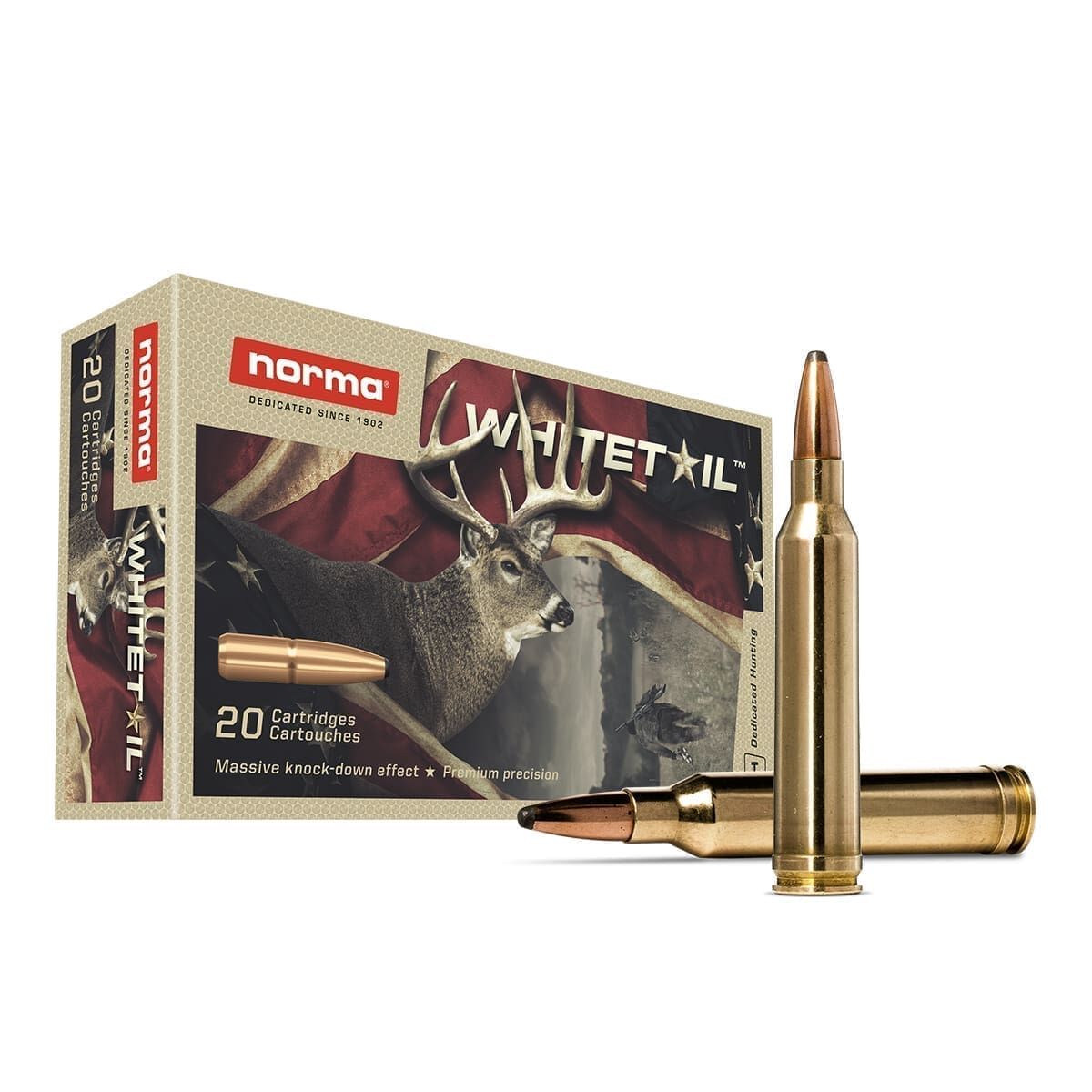 Norma Whitetail 7mm Rem Mag, 150 Grain, 20-Rd