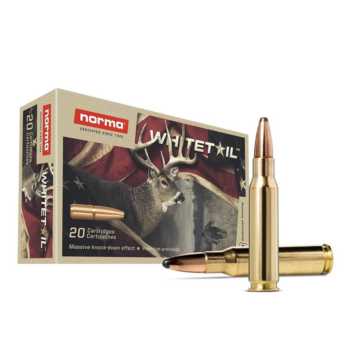 Norma Whitetail .308 Win, 150 Grain, 20-Rd