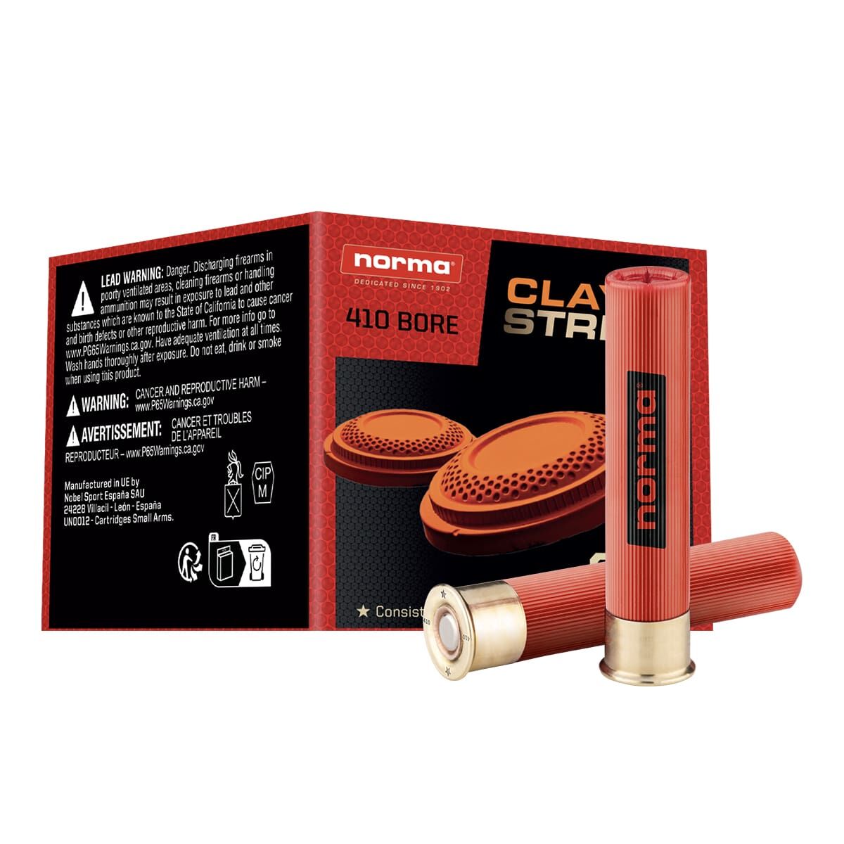 Norma Claystrike .410 Gauge 3" #7.5 Shot, 2/3-Oz, 25-Rd