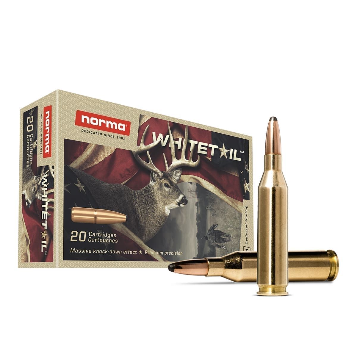 Norma Whitetail .243 Win, 100 Grain, 20-Rd