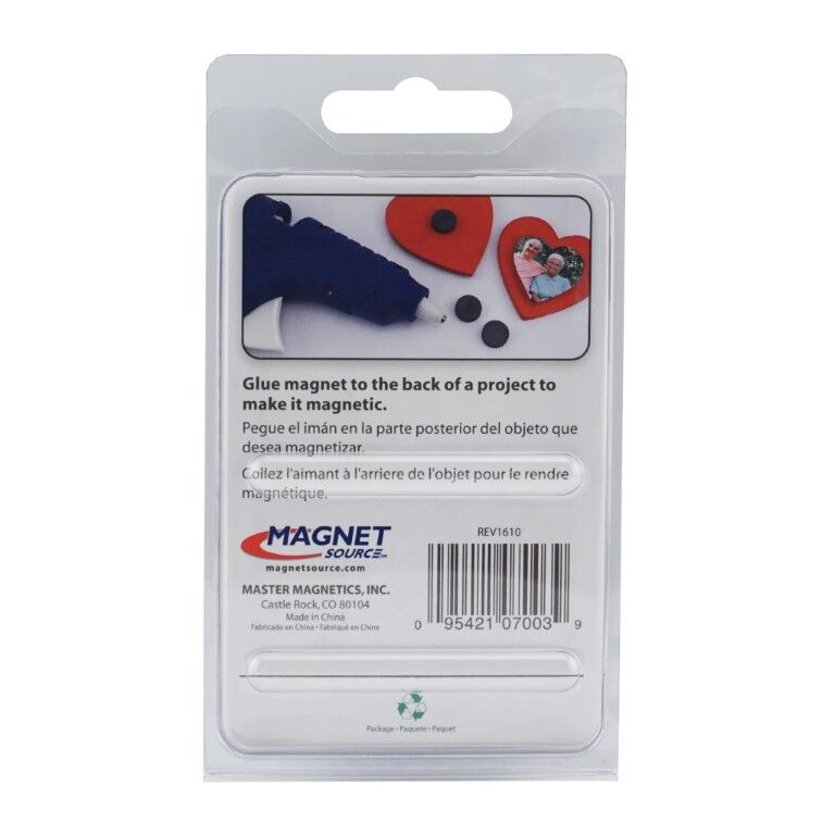 Master Magnetics Ceramic Disc Magnets, 3/4-In, 8-Pk