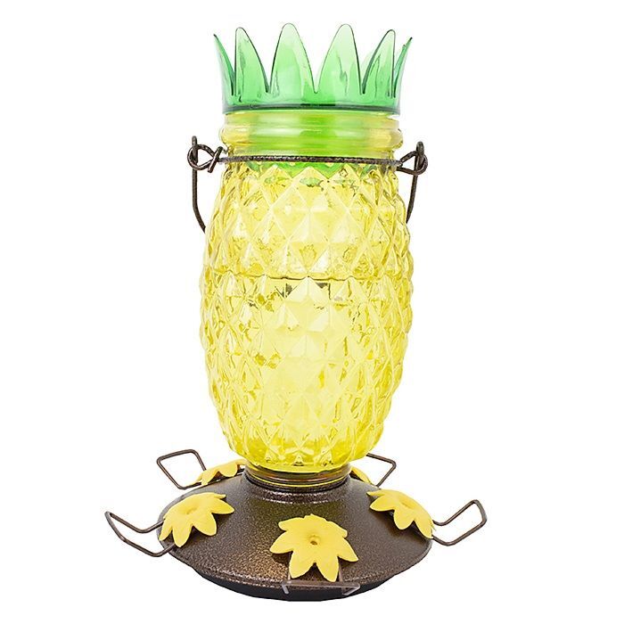 Perky-Pet Pineapple Top-Fill Hummingbird Feeder, 28-Oz