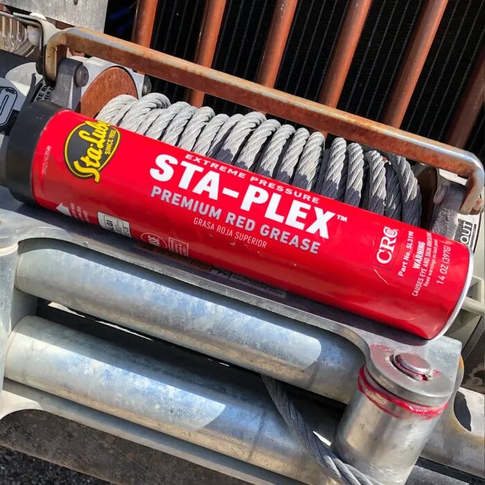 Sta-Lube Sta-Plex Extreme Pressure Premium Red Grease, 14-Oz