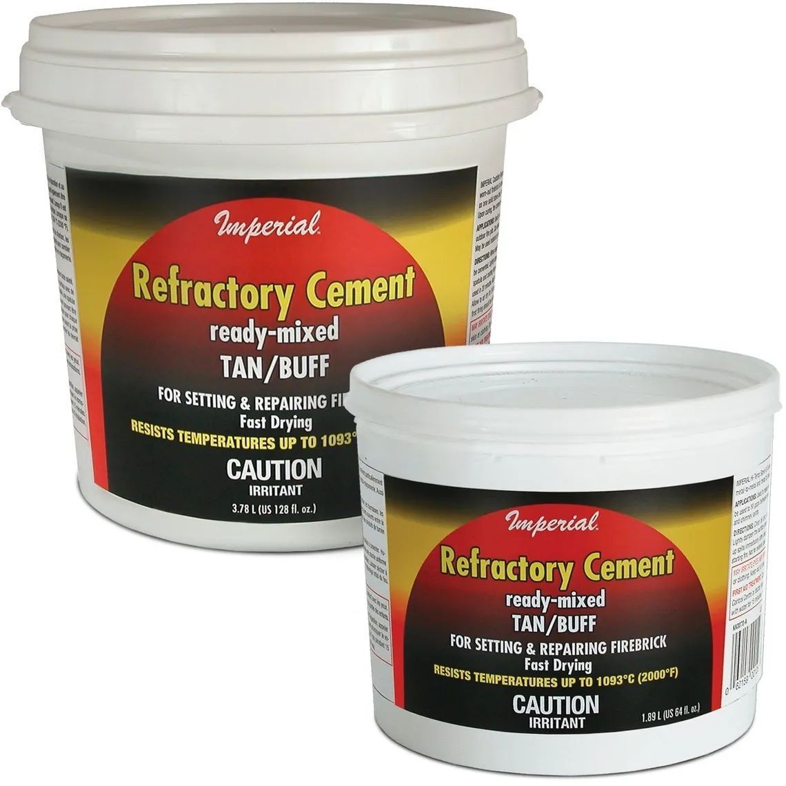 Imperial Refactory Cement Ready Mixed Tan/Buff, 128-Oz