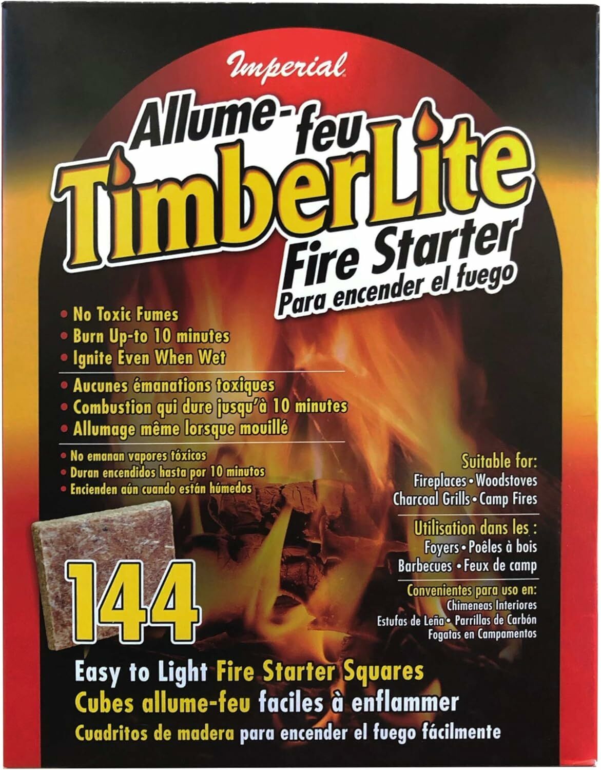 Imperial Timberlite Fire Starter, 144-Pk