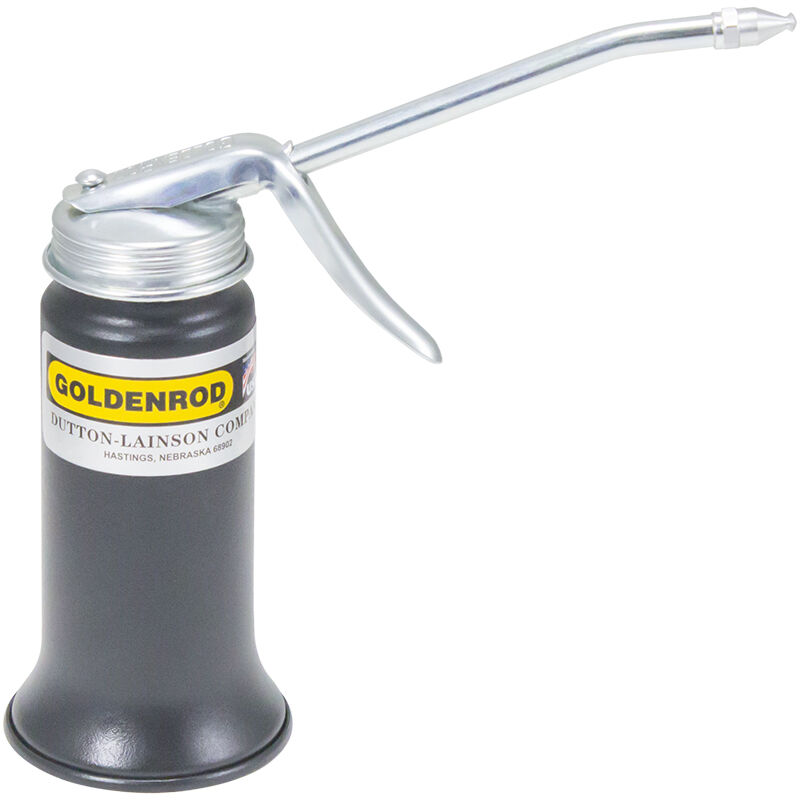 Goldenrod Straight Spout Pistol Pump Oiler, 6-Oz, 5-In