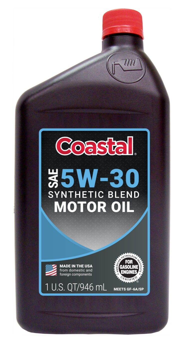 Warren Oil Coastal Synthetic Blend 5W-30 Motor Oil, 1-Qt
