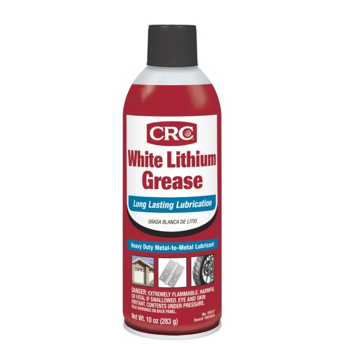 CRC White Lithium Grease, 16-Oz