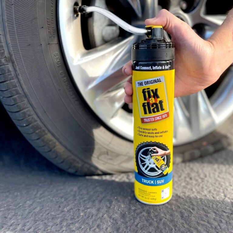 Fix-A-Flat Aerosol Tire Inflator, 24-Oz