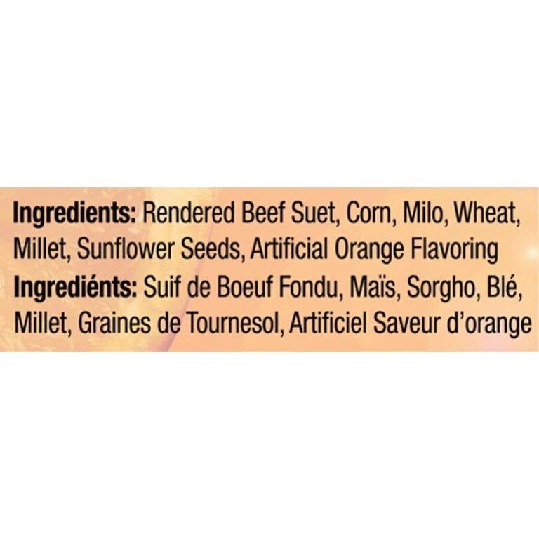 Heath Orange Burst Suet Cake, 11.25-Oz