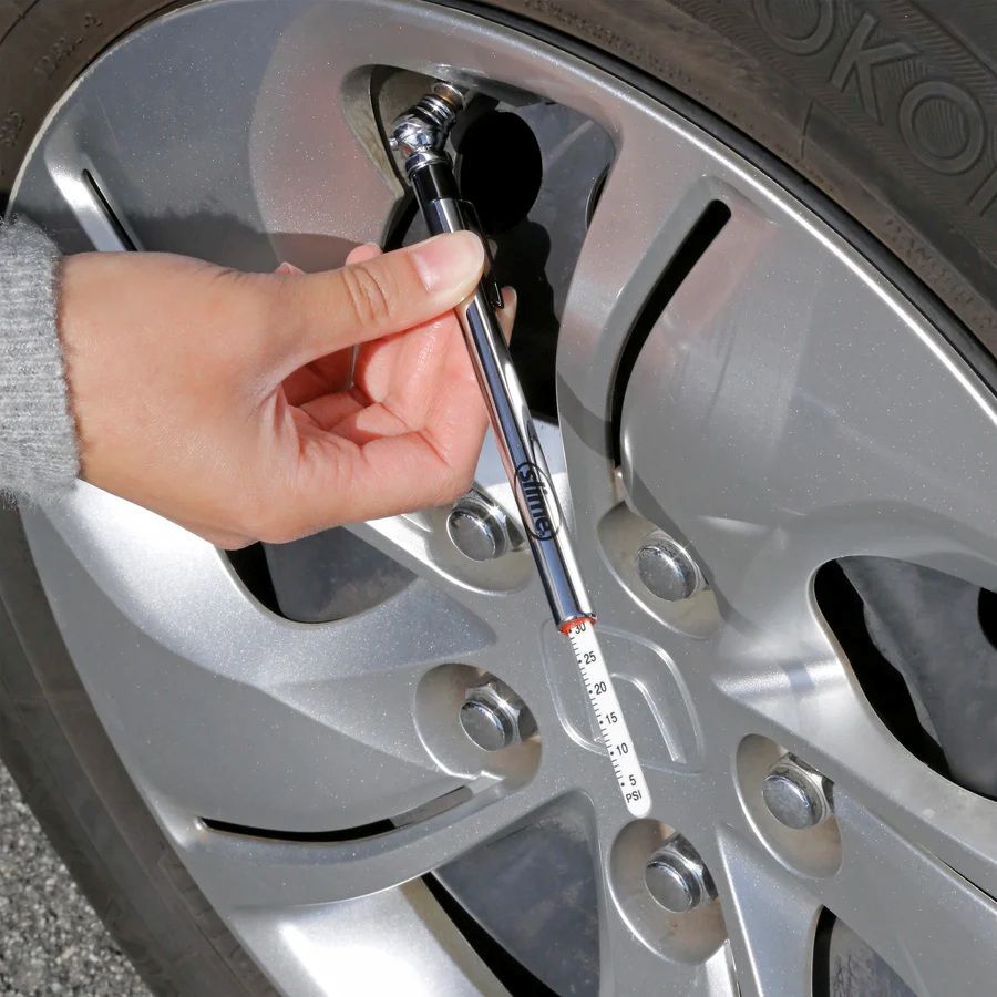 Slime High Pressure Pencil Tire Gauge, 20-120-PSI