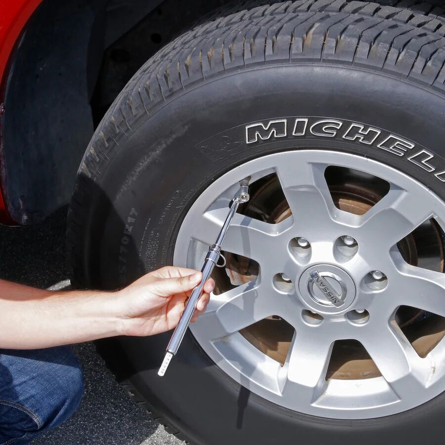 Slime Dual Head Truck & SUV Pencil Tire Gauge, 10-150 PSI