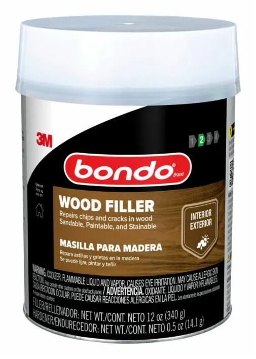 Bondo Wood Filler, 12-Oz
