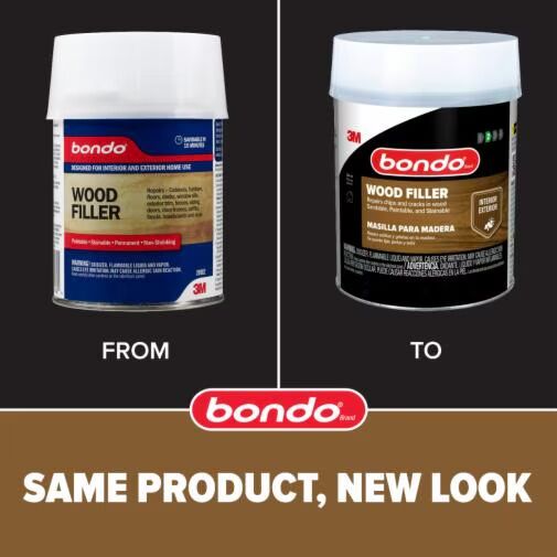 Bondo Wood Filler, 12-Oz