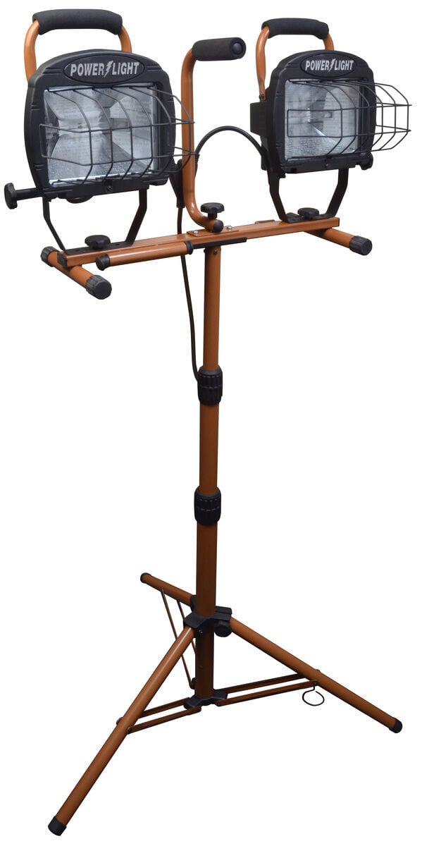 Southwire Corded Twin Telescoping Work Light, 1000-W