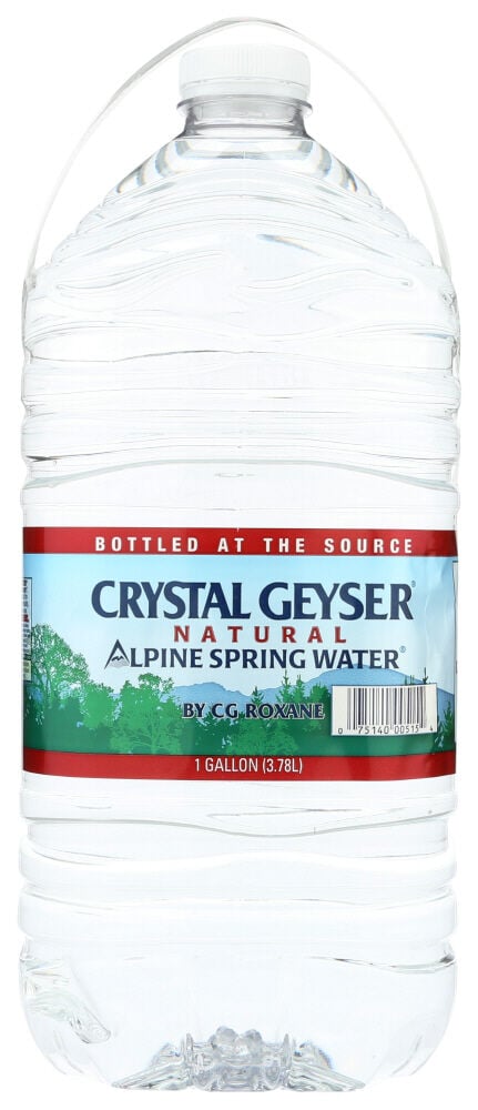 Crystal Geyser Natural Alpine Spring Water, 1-Gal