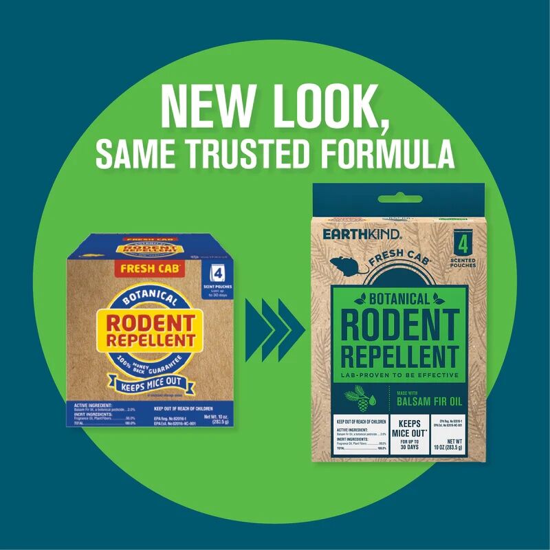 Fresh Cab Rodent Repellent Pouch, 4-Pk - .75 oz