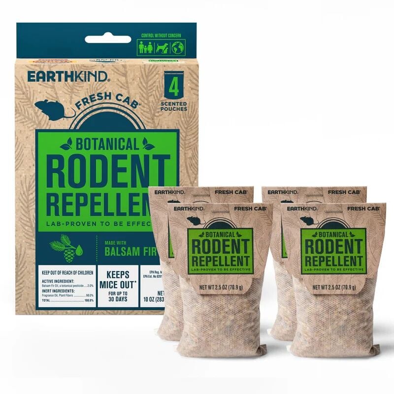 Fresh Cab Rodent Repellent Pouch, 4-Pk - .75 oz