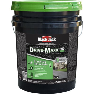 Black Jack Drive-Maxx 500 E-Z Stir Driveway Filler/Sealer, 4.75-Gallons