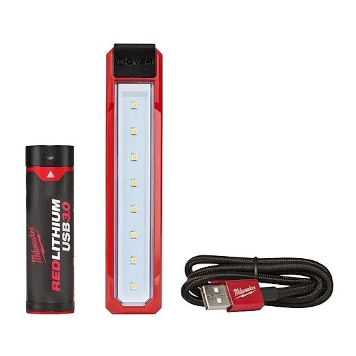Milwaukee RedLithium USB Rechargeable Rover Pocket Flood Light, 445-Lm