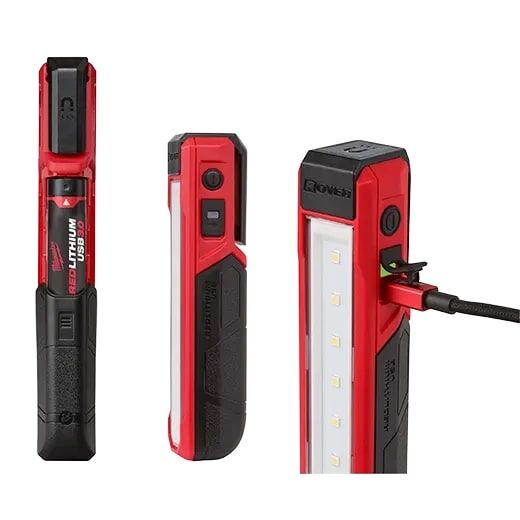 Milwaukee RedLithium USB Rechargeable Rover Pocket Flood Light, 445-Lm