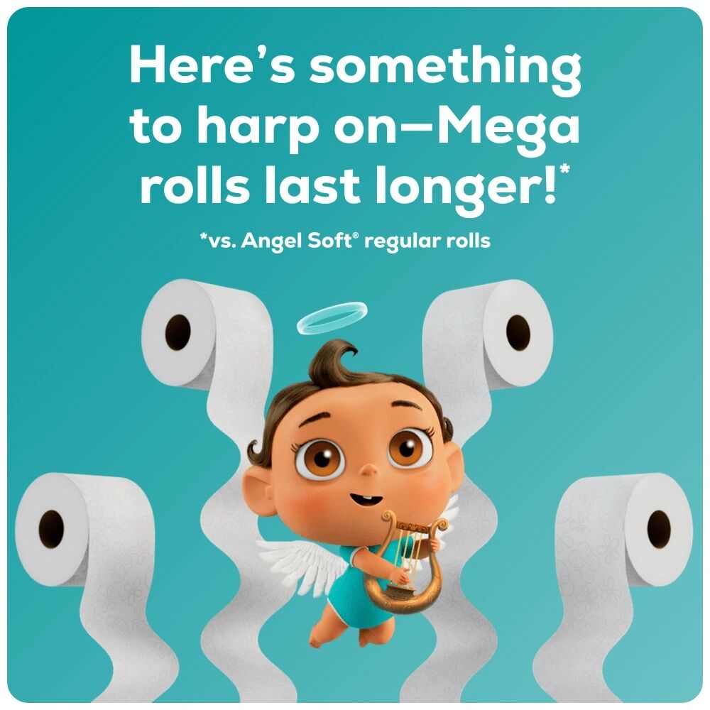 Angel Soft Mega Roll Toilet Paper, 8-Pk