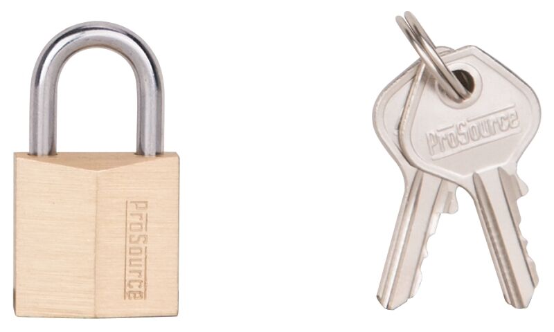 ProSource Standard Steel Shackle Padlock, 3/4-In