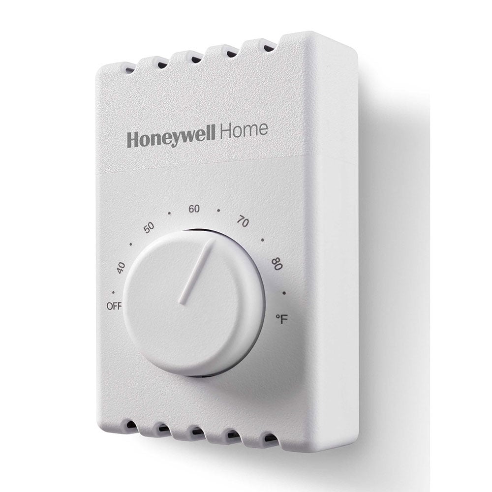 Honeywell Home CT410B1017 Non Programmable 4-Wire Premium Baseboard Heater And Line Volt Thermostat