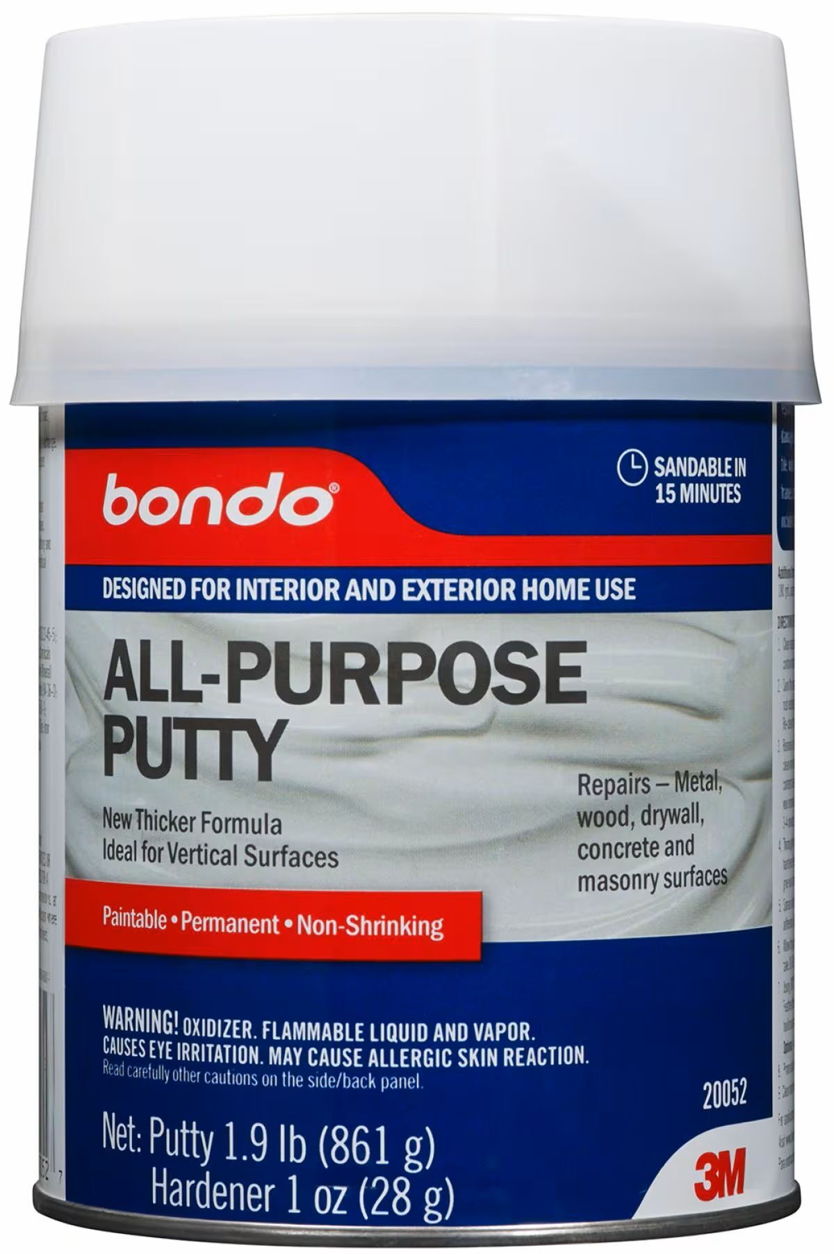 Bondo All-Purpose Putty, 1-Qt