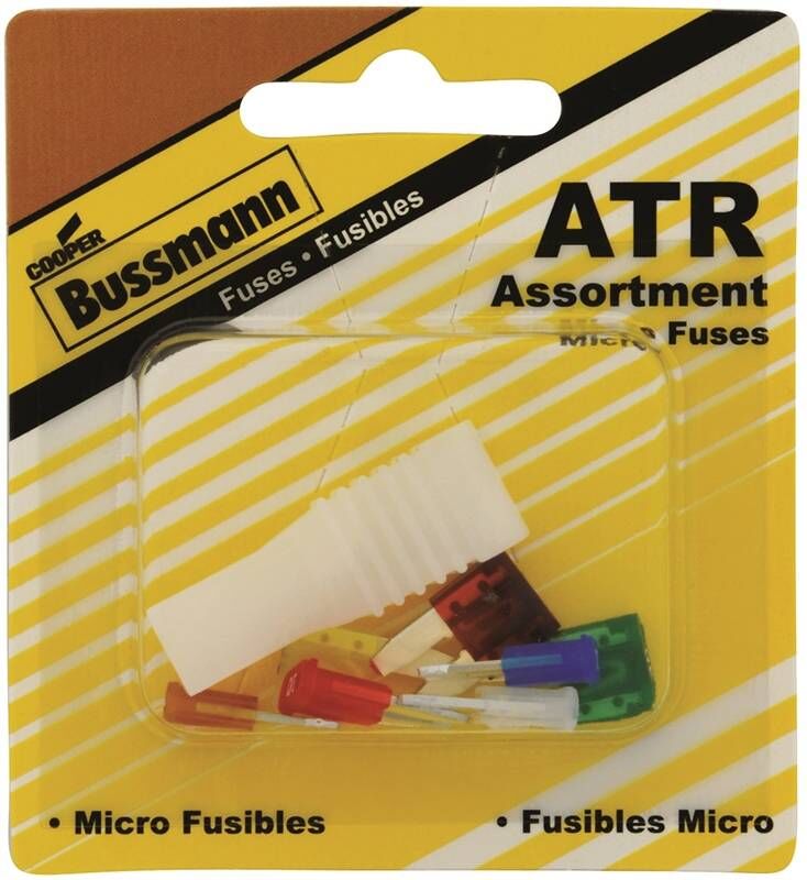 Bussmann Micro 2-Blade Fuse Assortment, 7-Pk