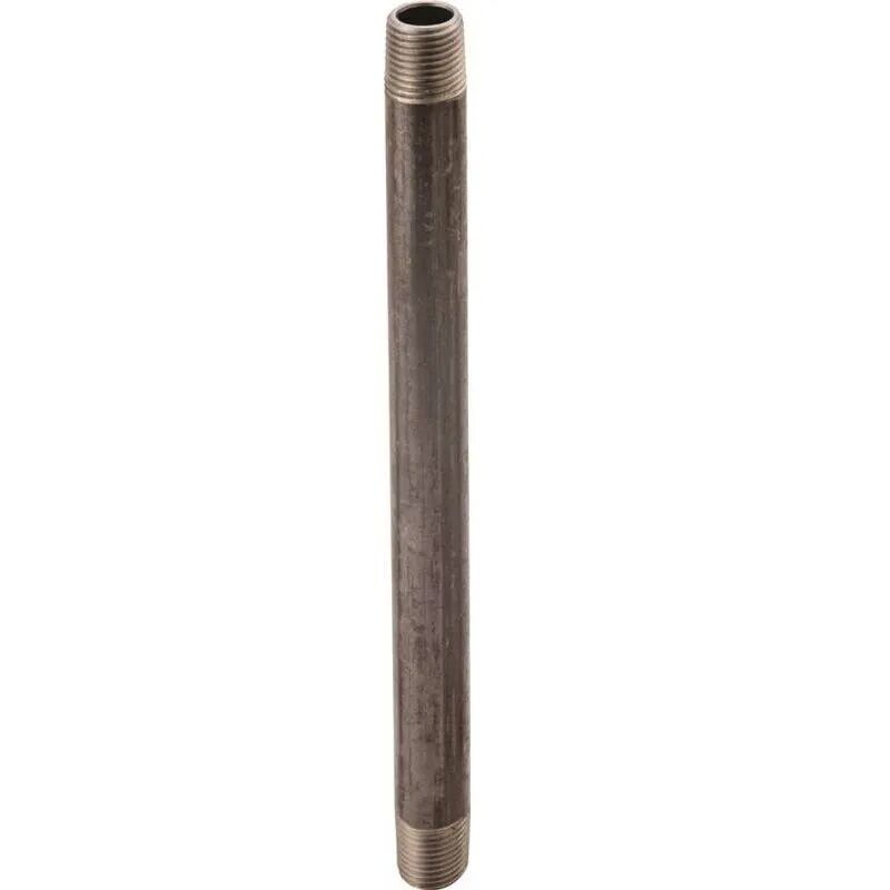 ProSource Schedule 40 Black Steel Pipe Nipple, 3/4-In x 3/4-In x 24-In