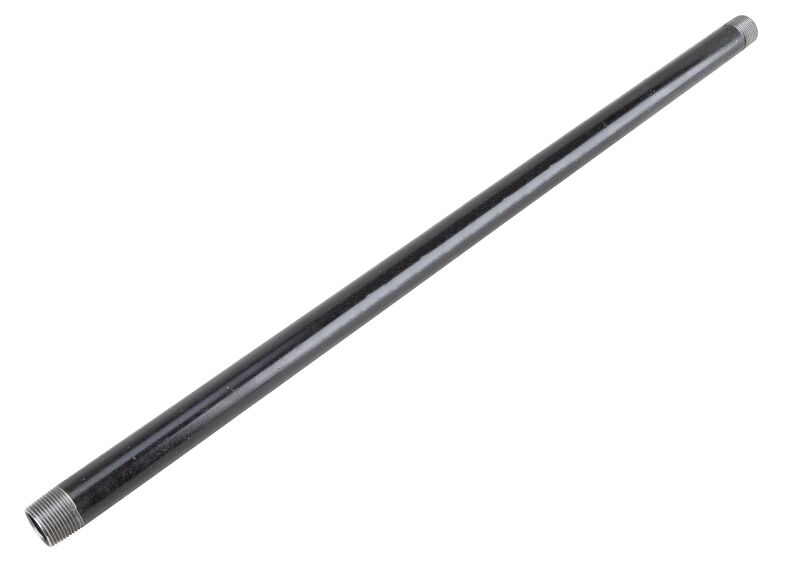 ProSource Schedule 40 Steel Pipe Nipple, 3/4-In x 3/4-In x 48-In
