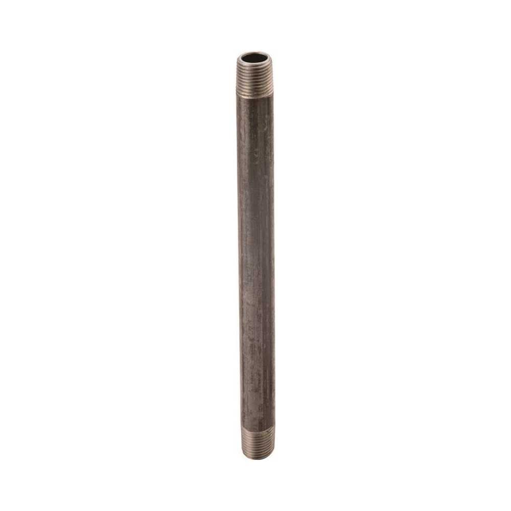 ProSource Schedule 40 Steel Pipe Nipple, 1-In x 1-In x 24-In