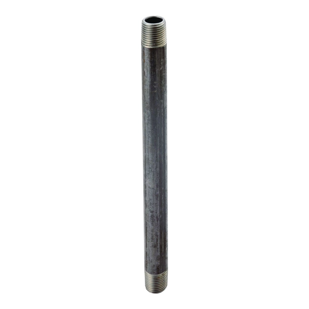 ProSource Schedule 40 Steel Pipe Nipple, 1-In x 1-In x 36-In