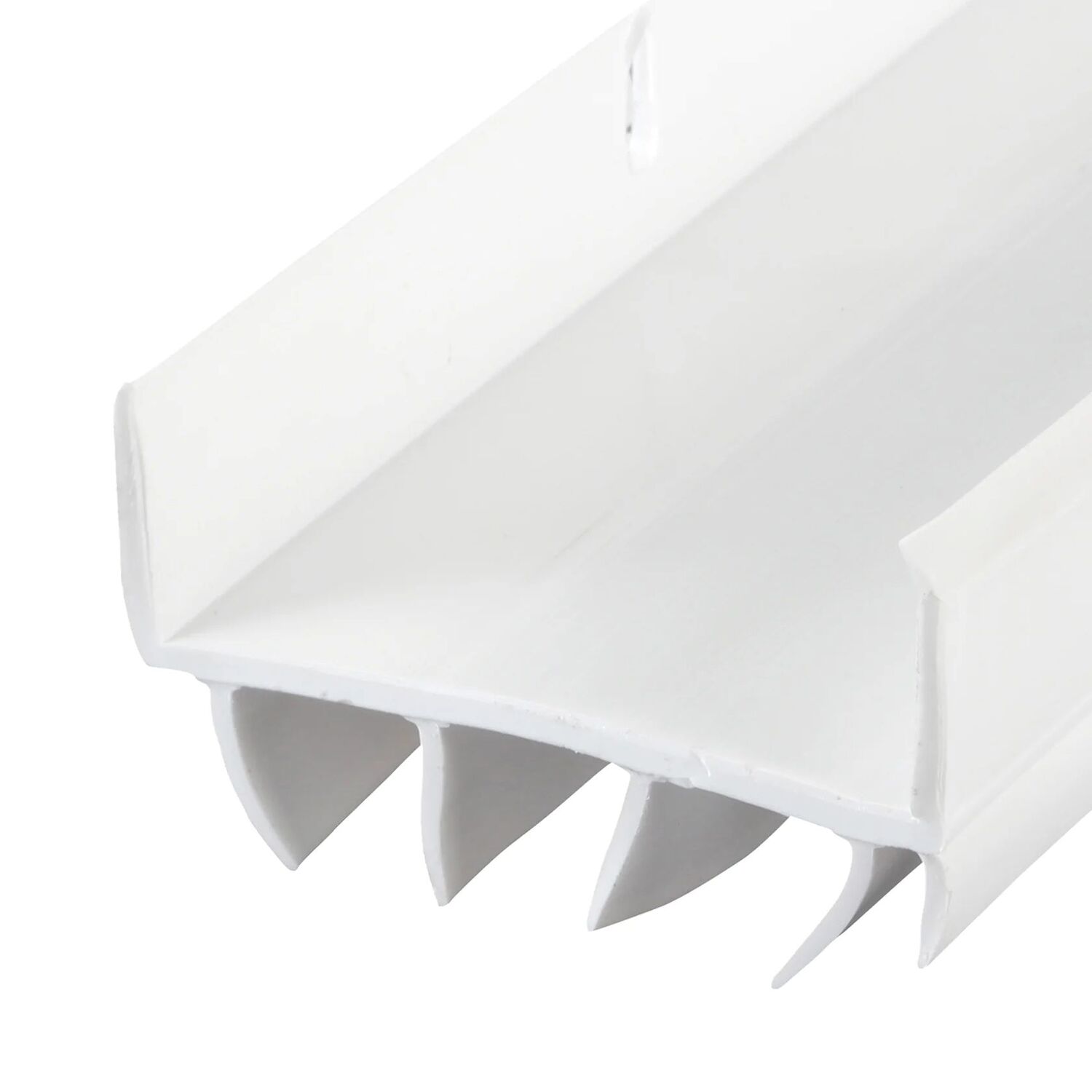 M-D Building Products White Vinyl U-Shape Screw-on Under Door Seal, 36-In