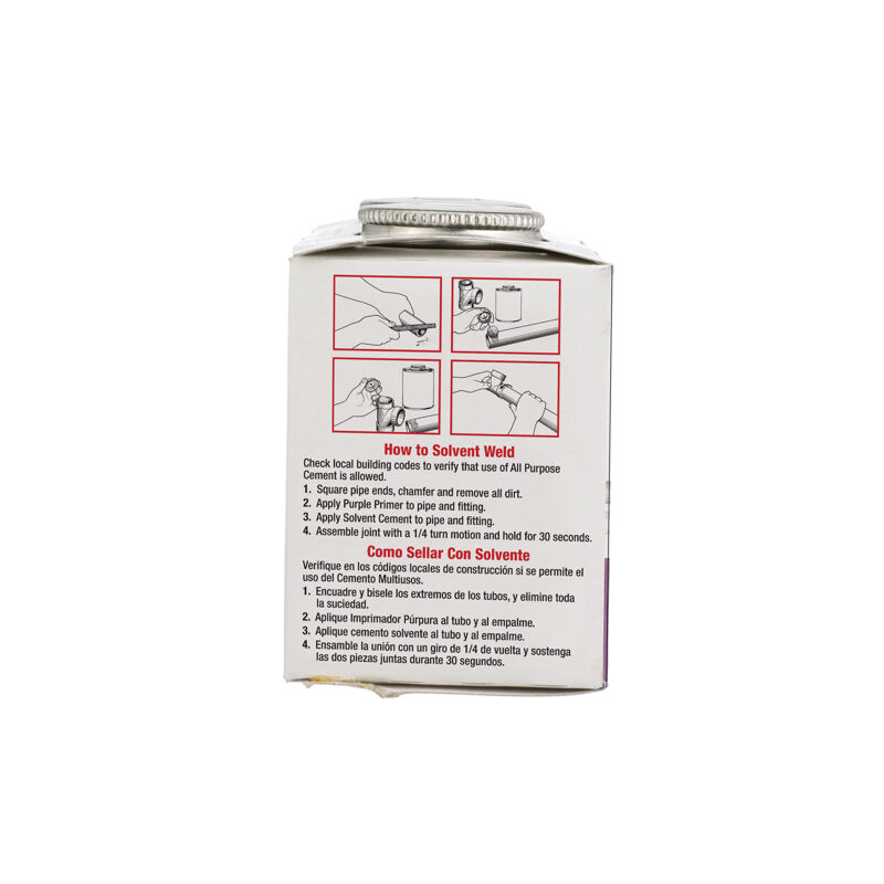 Oatey Handy Pack Purple Primer And All Purpose Solvent Cement Twin Pack, 4-Oz