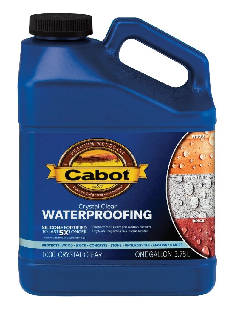 Cabot Crystal Clear Waterproofing, 1-Gal