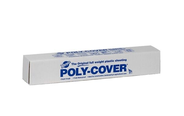 Warps 6-Mil Black Poly-Cover Plastic Sheeting, 10-Ft x 100-Ft