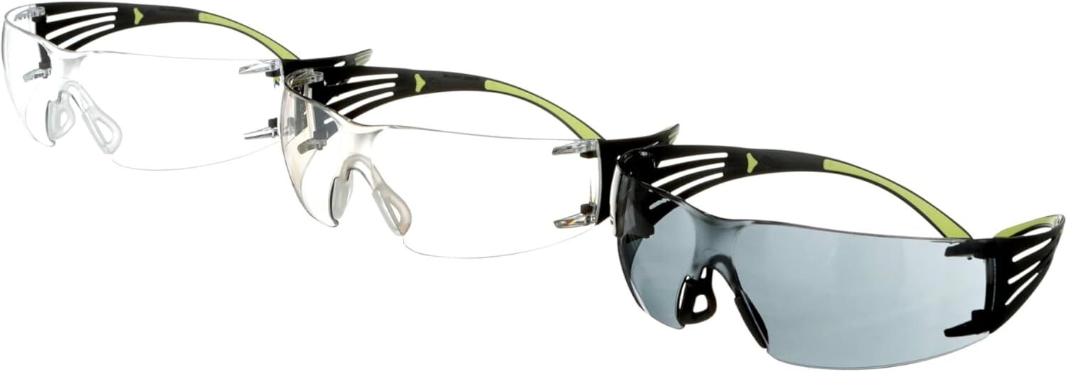 3M SecureFit 400 Safety Eyewear, 3-Pk