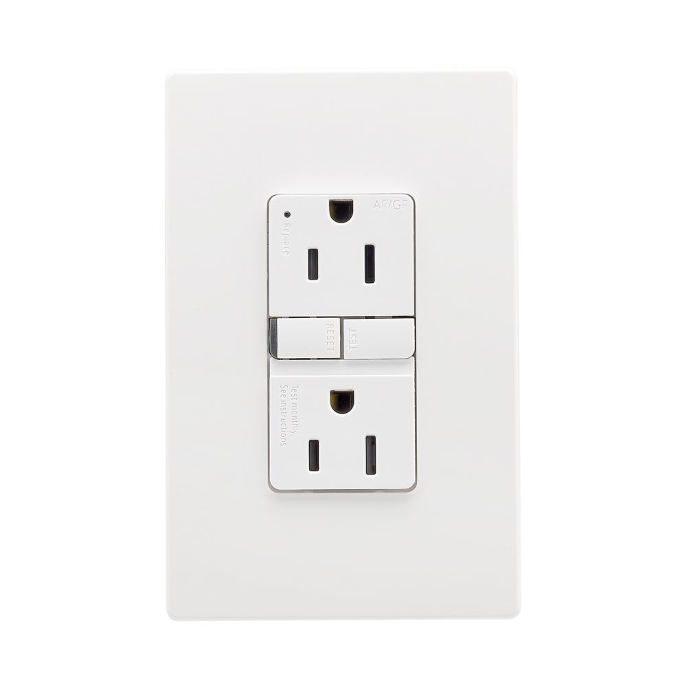 Eaton Slim AFGF Receptacle, #14-10 AWG, 15-Amp