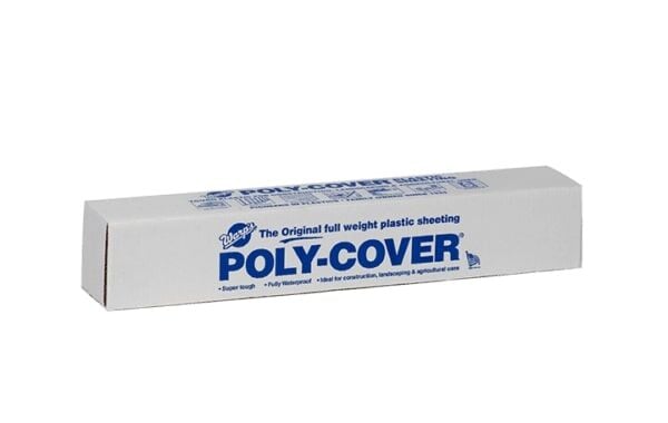 Wrap's 6-Mil Clear Poly-Cover Plastic Sheeting, 10-Ft X 100-Ft