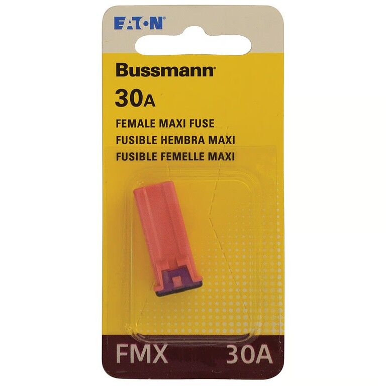 Bussmann Pink Female MAXI Fuse, 30-A