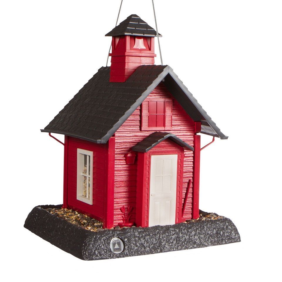 North States Village Collection School House Birdfeeder