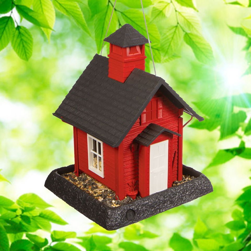 North States Village Collection School House Birdfeeder