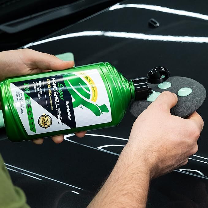 Turtle Wax Super Hard Shell Liquid Car Wax, 16-Oz